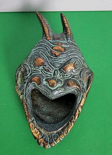 Posacenere vintage diavolo - posacenere, 5"