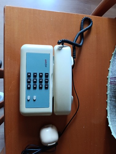 Telefono bianco cornetta - bianco, a