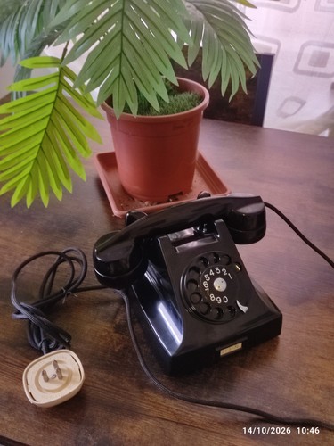 Telefono fisso vintage - , nero