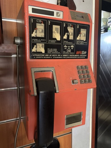 Sip telefono pubblico - telefono, vintage